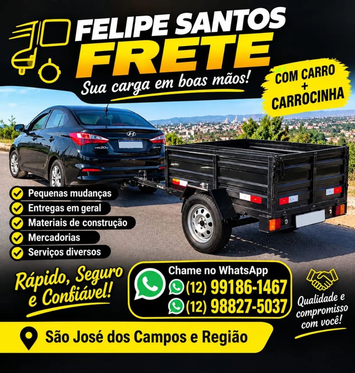 Frete ,carreto e mudanças. 