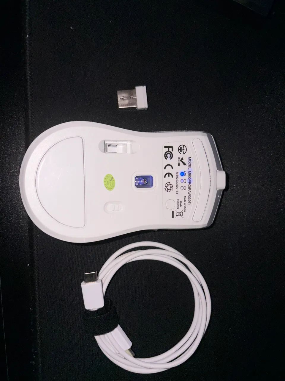 Mouse Delux M800 Pro Paw 3395 Branco  - Foto 3