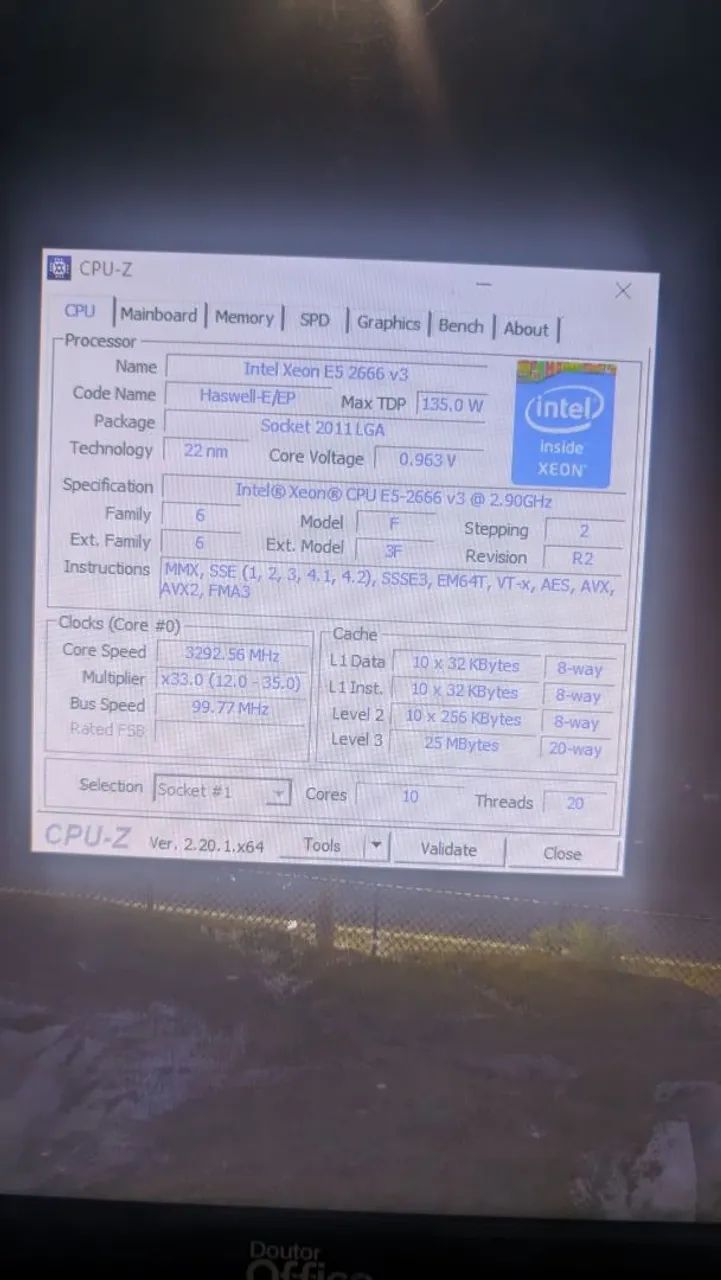 Processador Xeon E5 2666v3 - Foto 3
