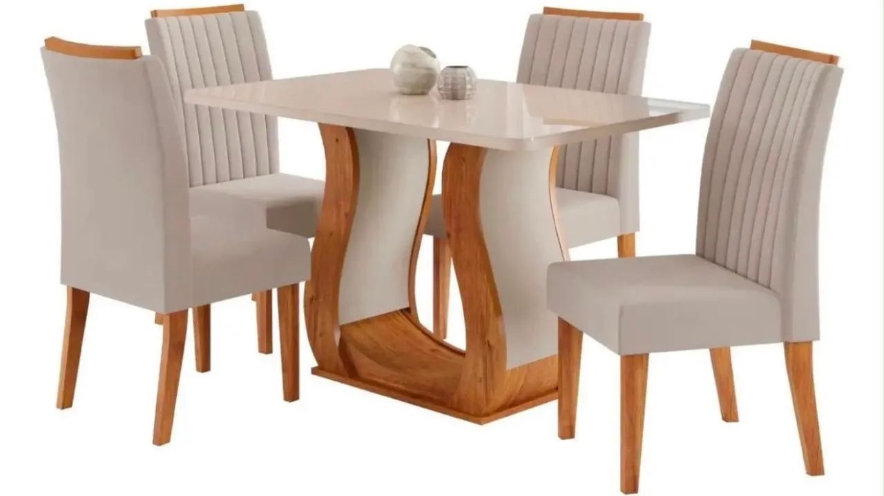 Mesa de Jantar 4 cadeiras  - Foto 2