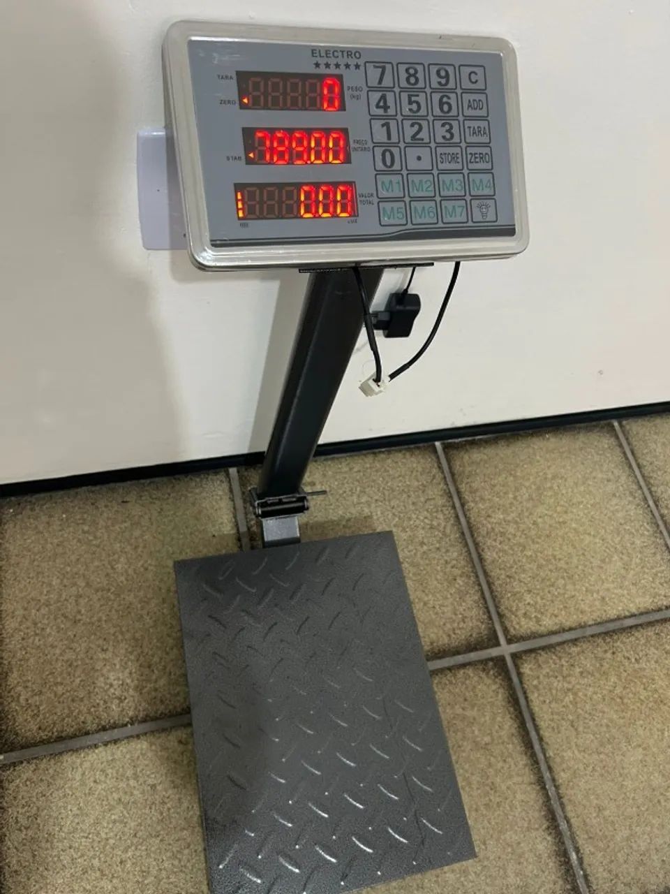 balança 200kg plataforma uso comercial