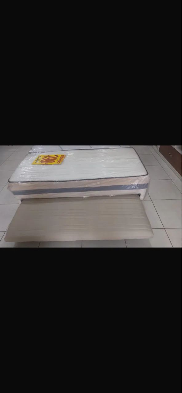 Cama de solteiro luxo  auxiliar bem Alcochoado apenas 650,00