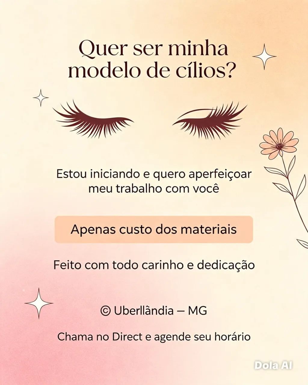 Extensão de cílios 