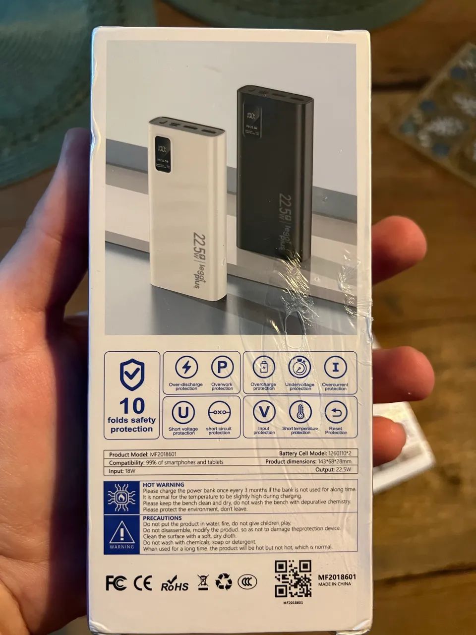 Powerbank fast charge 20000mah 22.5w - Foto 2