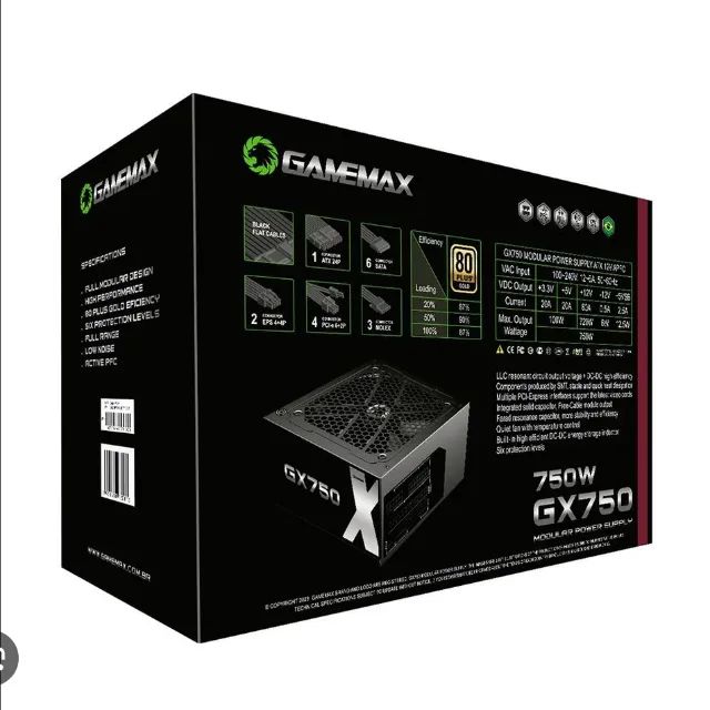Fonte Gamemax GX750 - Foto 3
