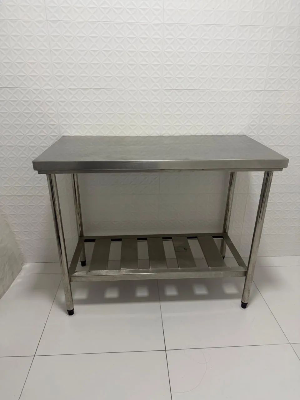 MESA DE INOX NOVÍSSIMA NÃO ACEITO OFERTA!  - Foto 2