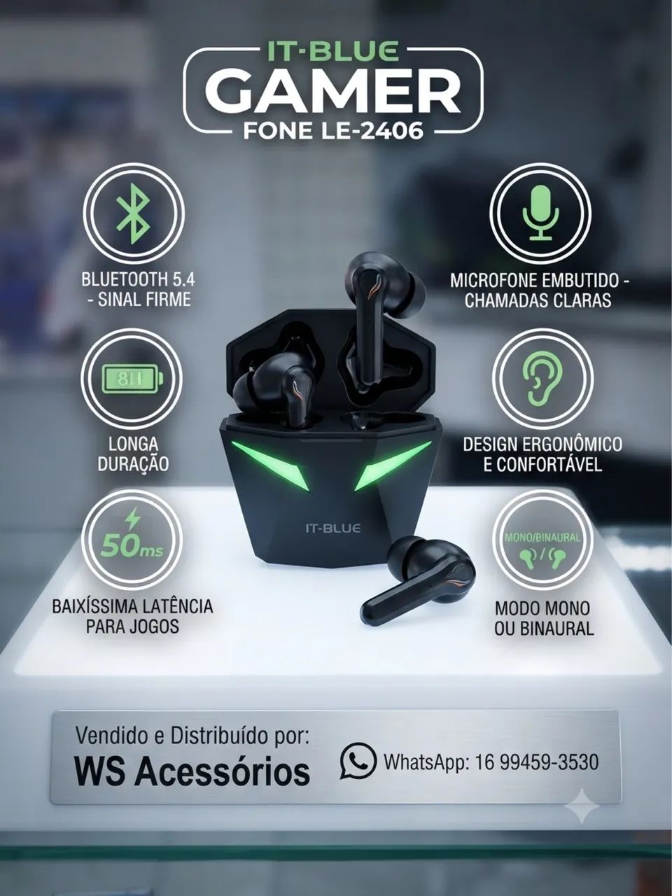 Fone Bluetooth 