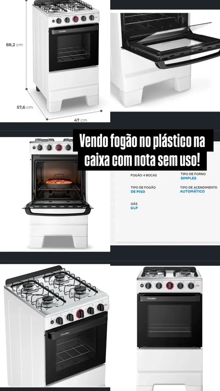 Fogão acendedor automático 