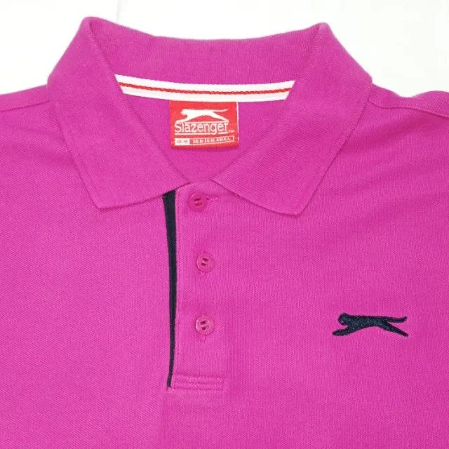 Camiseta Polo Slazenger Rosa - Foto 3