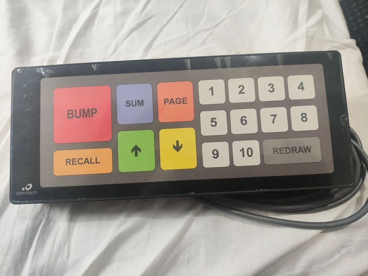 Teclado Programável Bump Bar Logic Controls KB9000 USB (Para KDS / Cozinha)