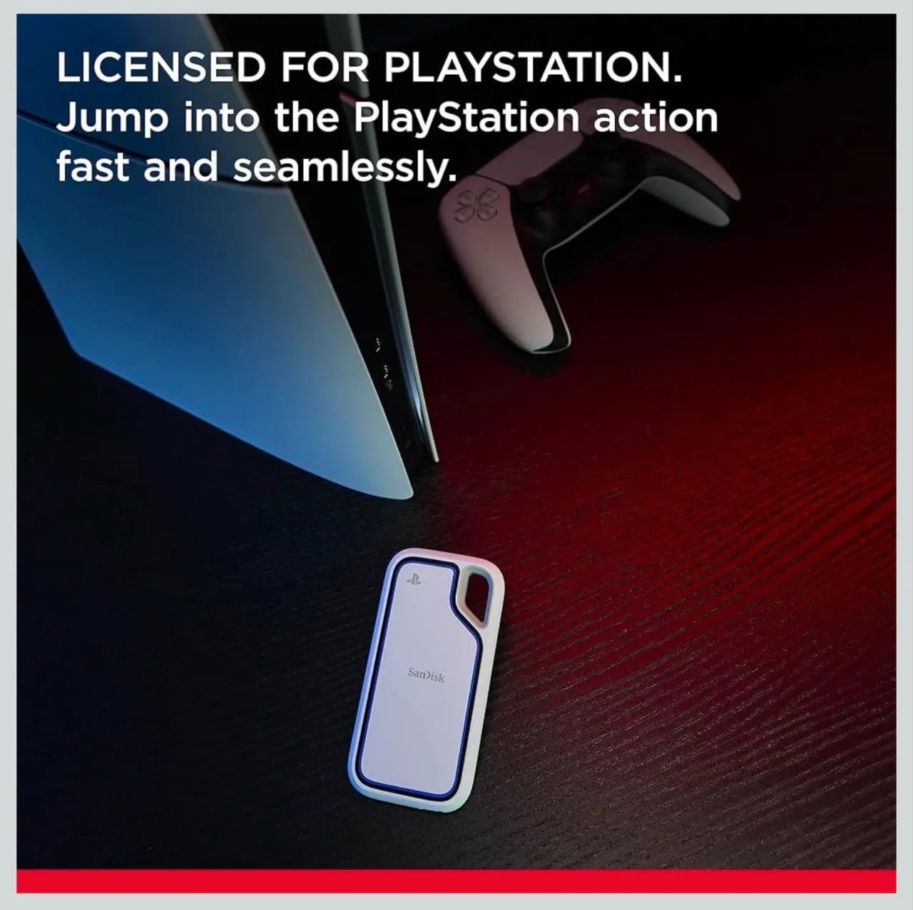 SSD Externo Sandisk versão PlayStation 2TB - Foto 5