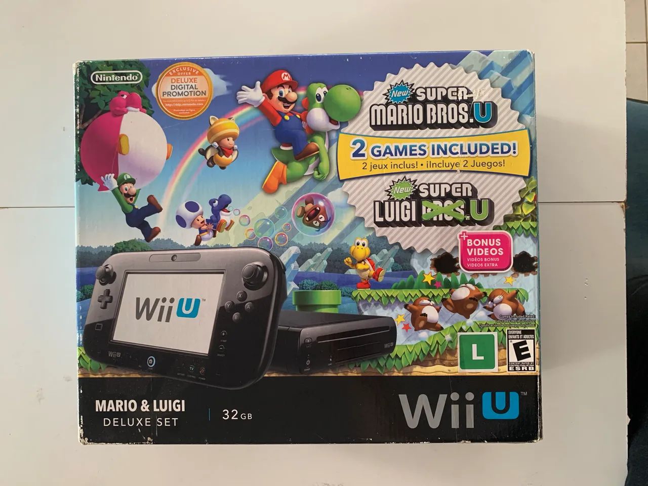 Nintendo Wii U na caixa