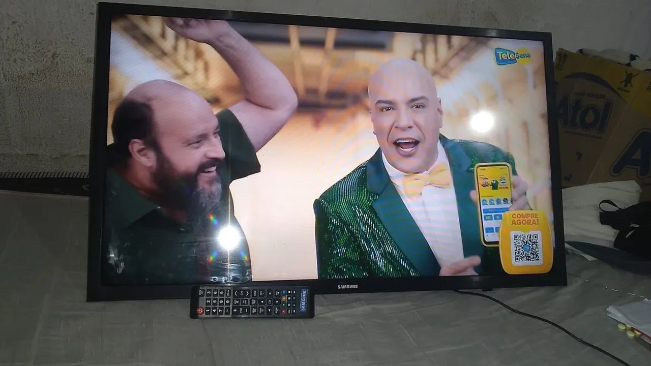 Tv Samsung 32 polegadas srmart completa controle 