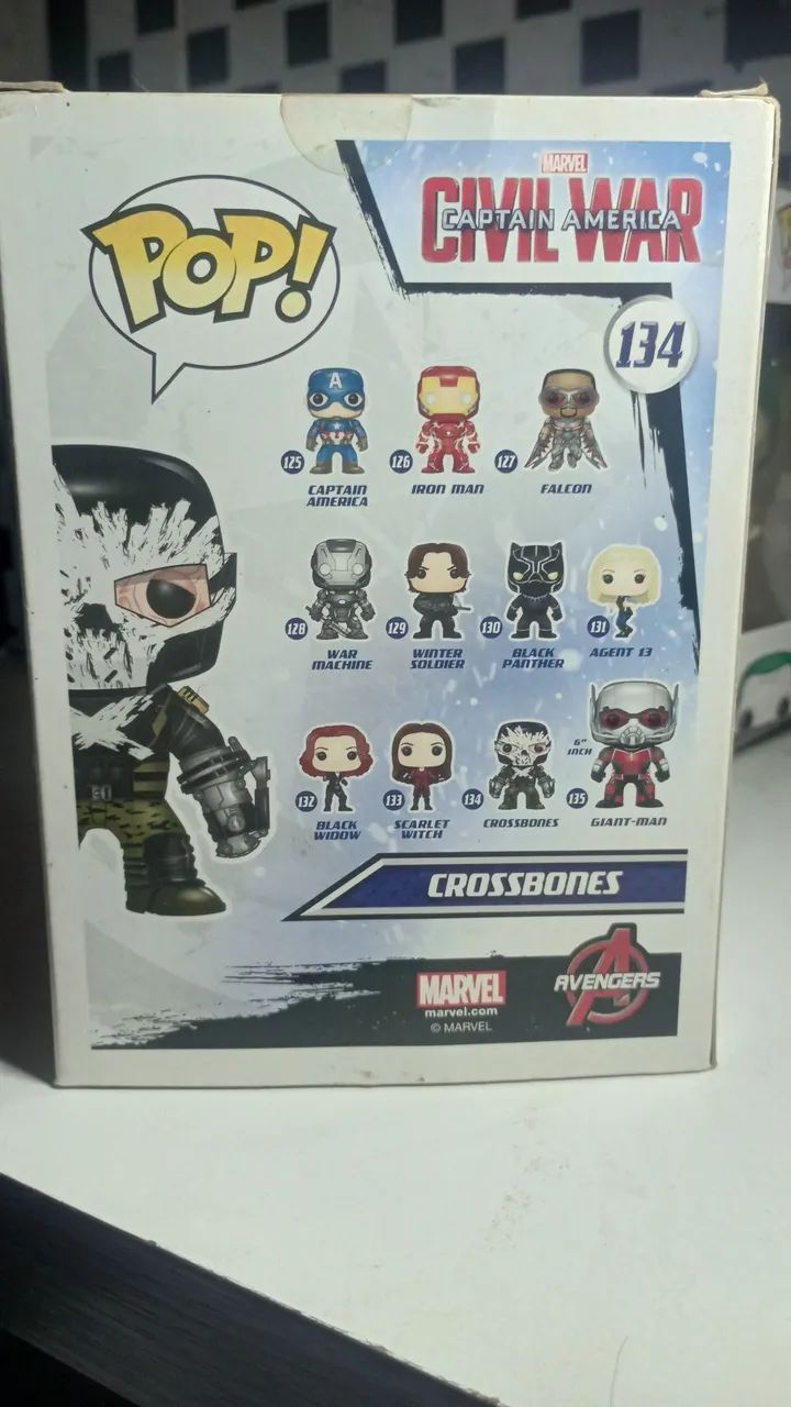 Funko Pop Marvel Crossbones - Foto 2