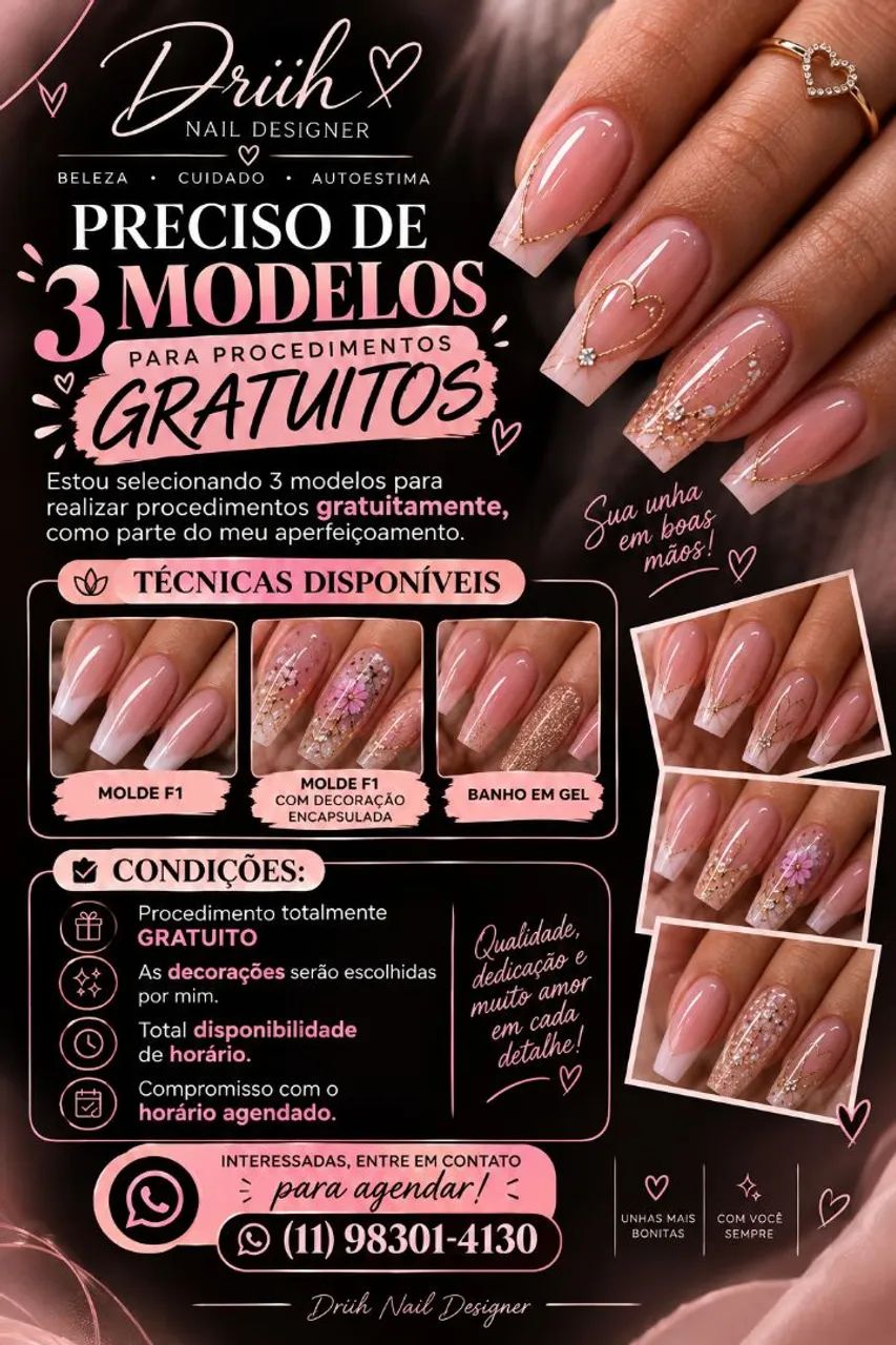 PRECISO DE MODELOS, PROCEDIMENTO GRATUITO 