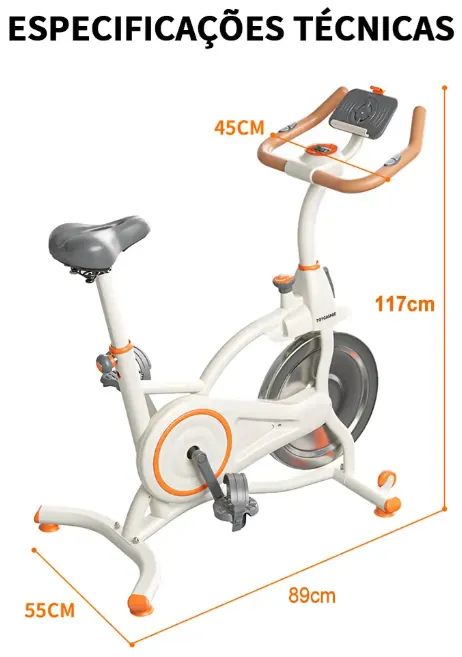 Bicicleta Spinning Ergométrica Esportiva - Foto 5
