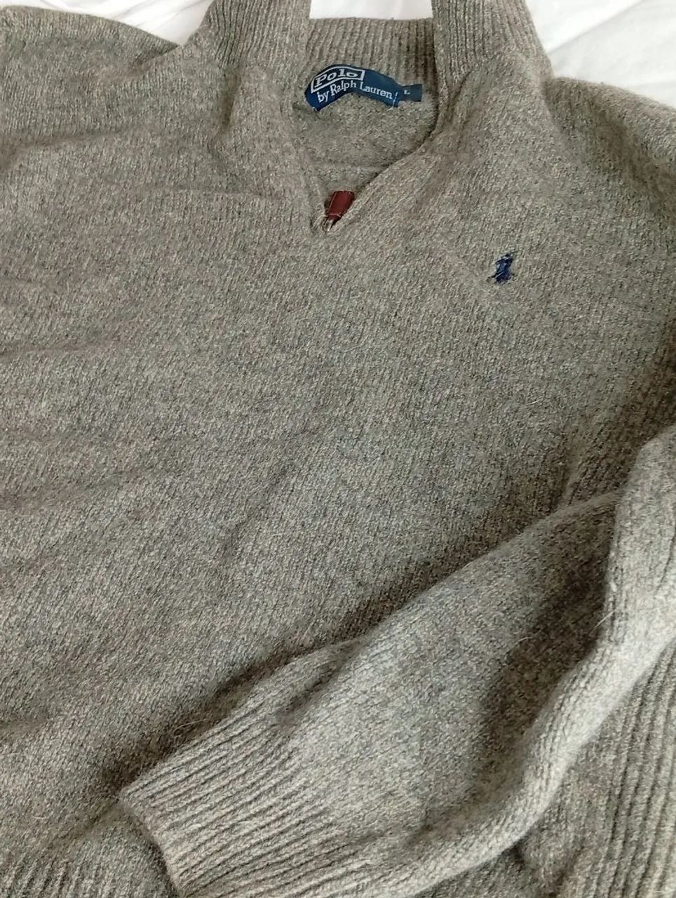 Cardigan lã Ralph Lauren