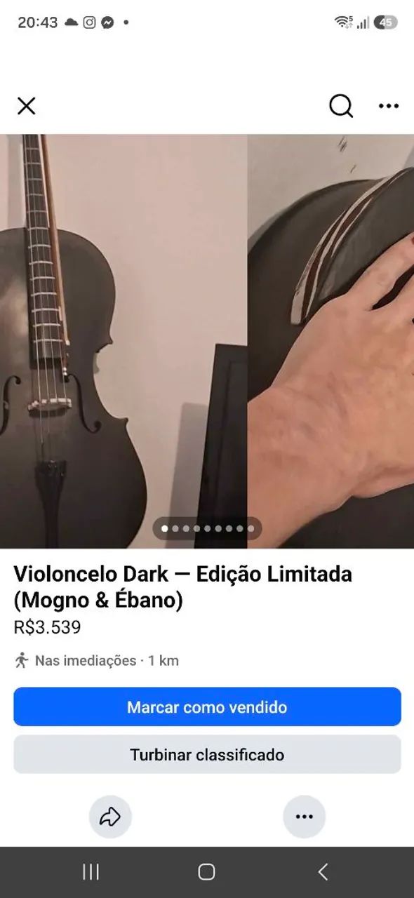 Violoncelo clássico gótico cello raro - Foto 2