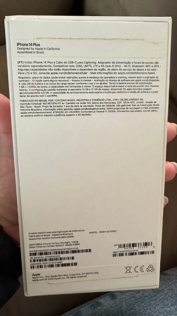iphone 14 plus seminovo - Foto 3