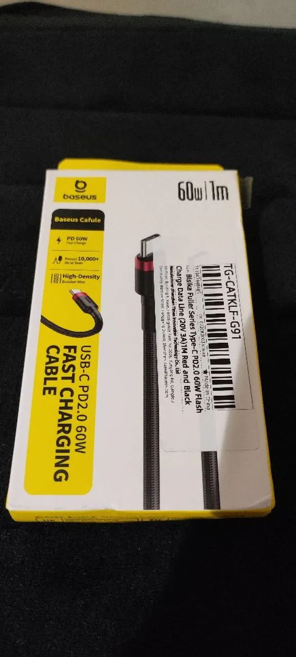 Cabo Tipo C BASEUS 60w - Foto 2