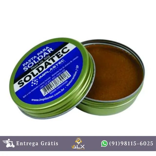 Pasta P/ Soldar Soldatec 50g Implastec *ENTREGA GRÁTIS*
