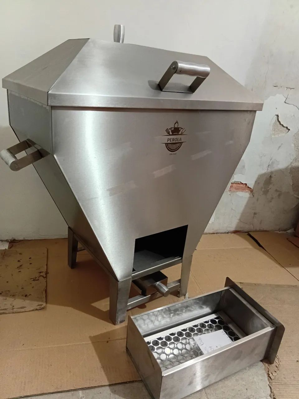 Churrasqueira bafo inox 304