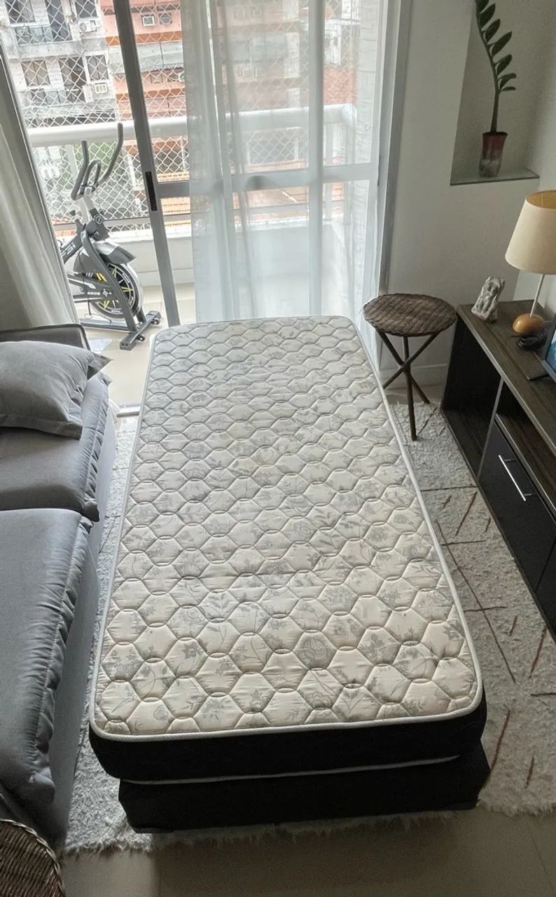 Cama completa: Base + Colchão  - Foto 4