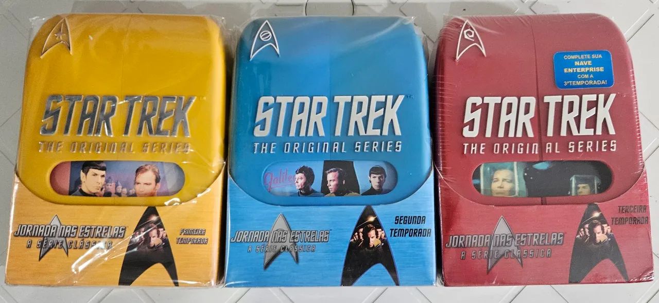 Coleção DVDs Star Trek completa - DVD, Blu-Ray e Vídeo Cassete
