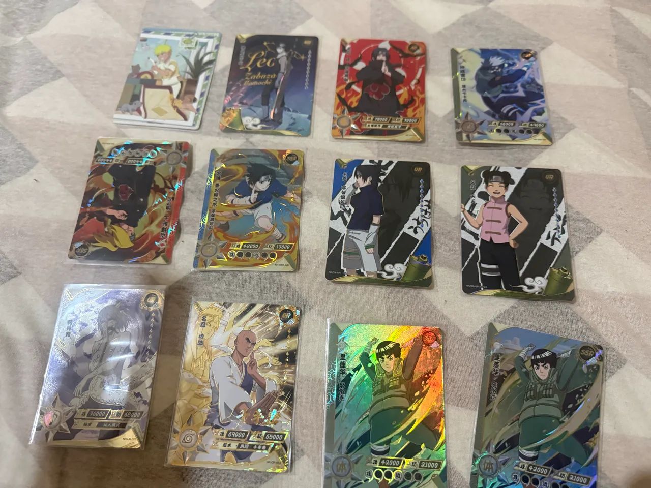 Lote de Cards do Naruto originais kayou com ssr,ur,or,mr etc