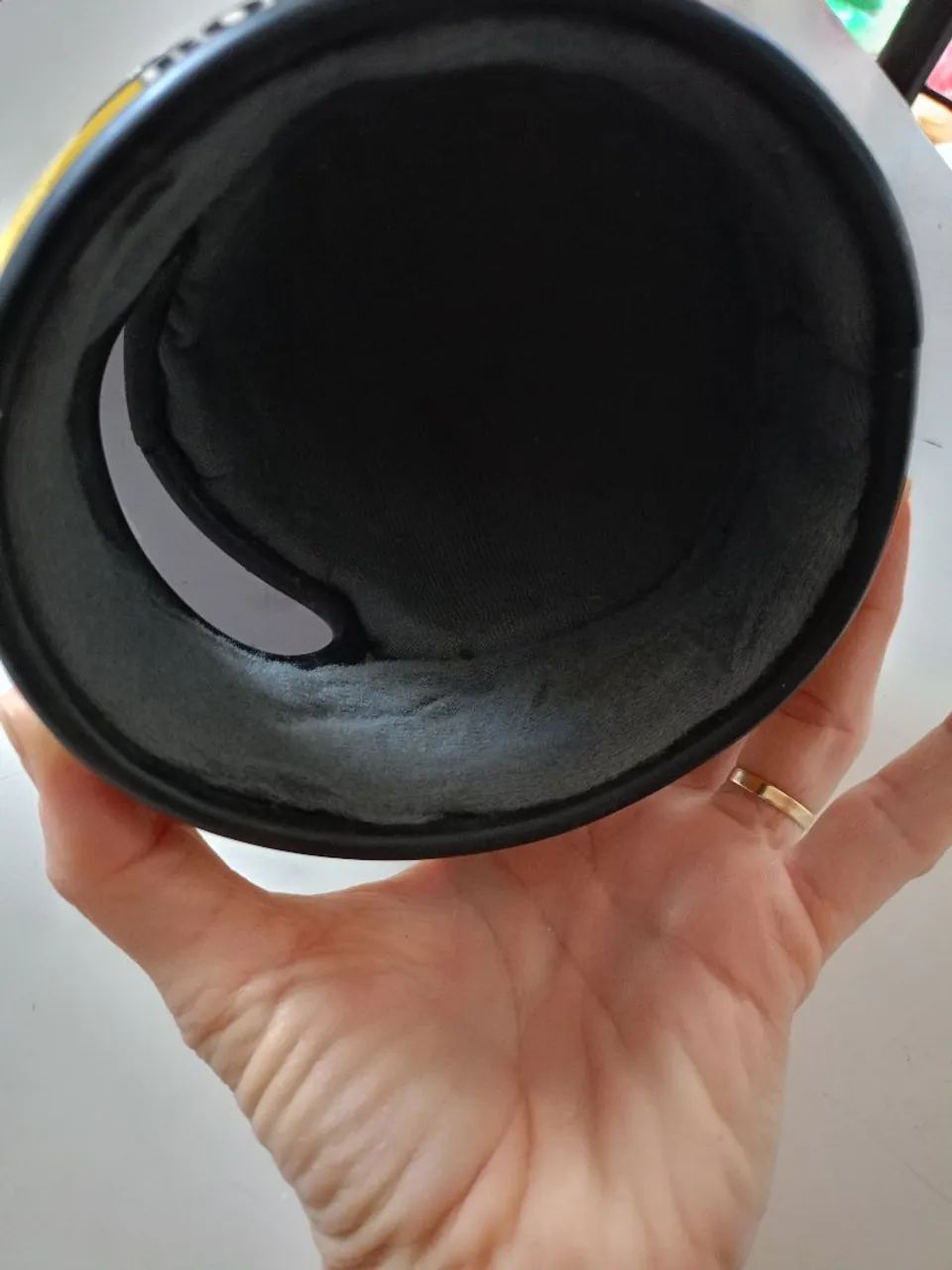 Mini capacete Ayrton Senna com desgaste do tempo  - Foto 3