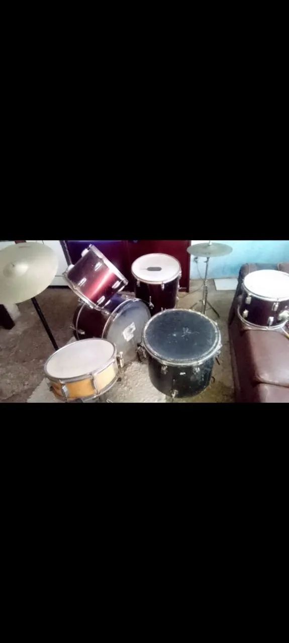Bateria musical acústica 