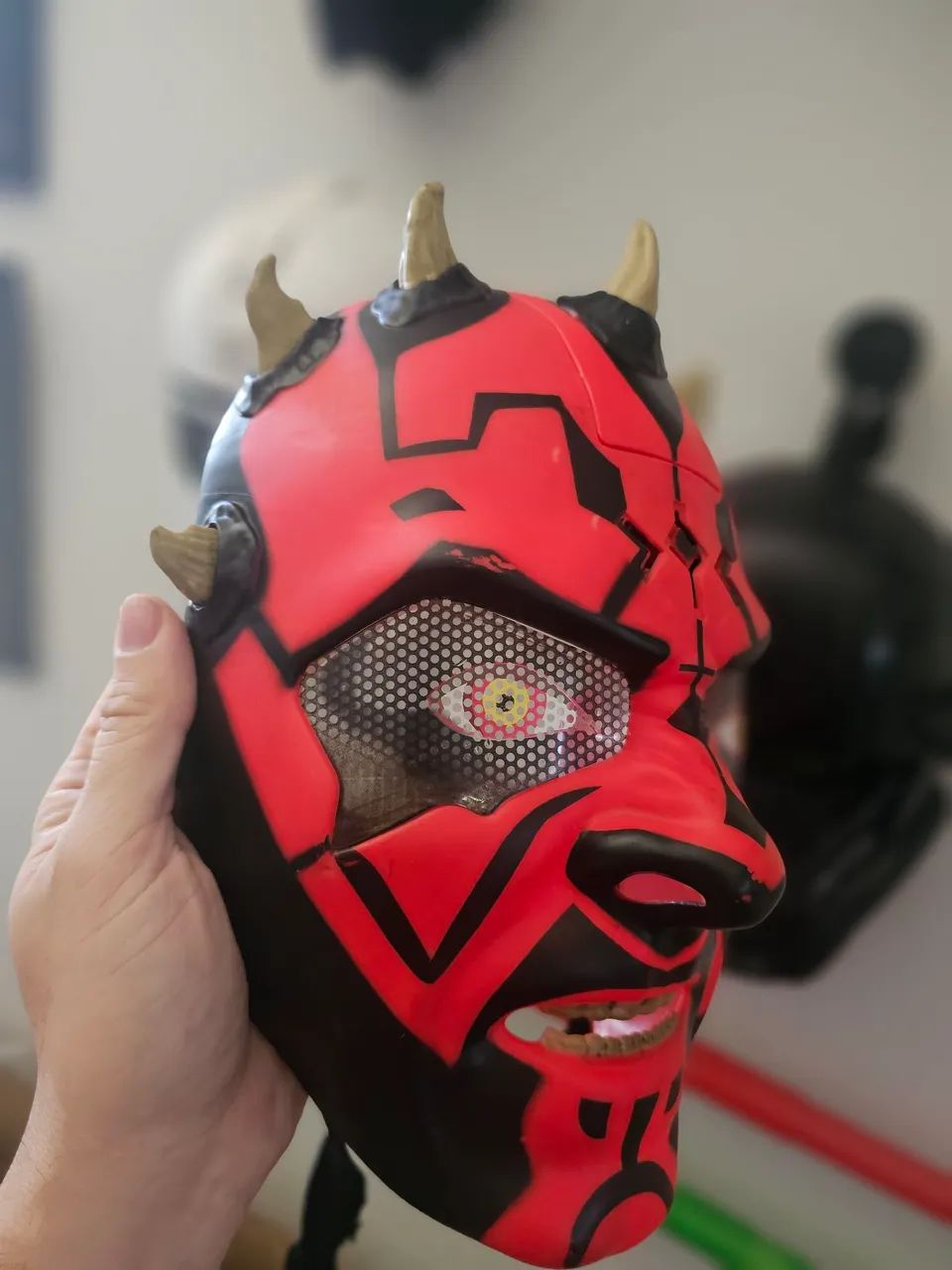 Mascara eletrônica star wars darth Maul  - Foto 3