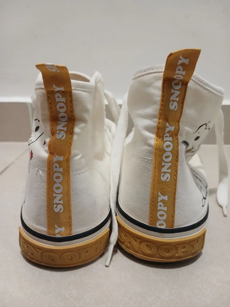 Tênis feminino cano alto Snoopy - Foto 3
