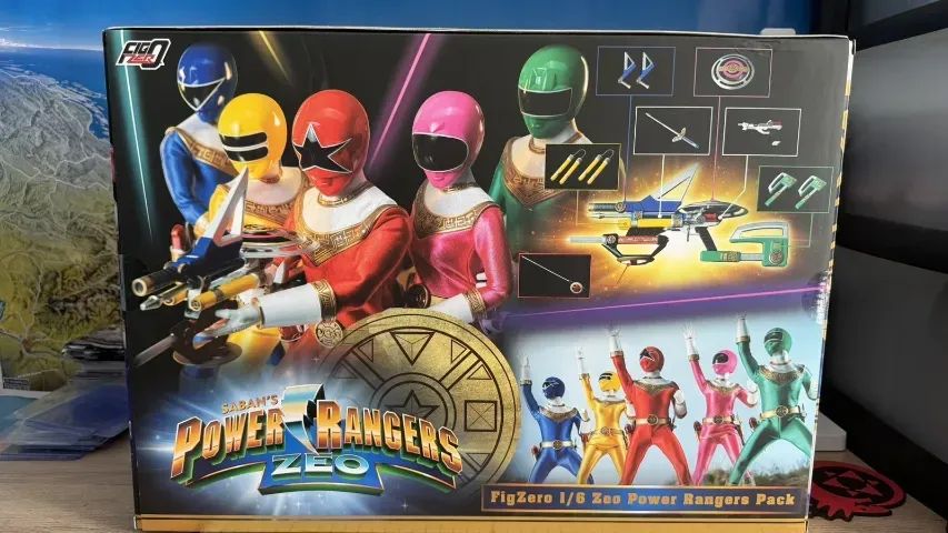 threezero FigZero 1/6 Zeo Power Rangers 5-Set collector box - Foto 2