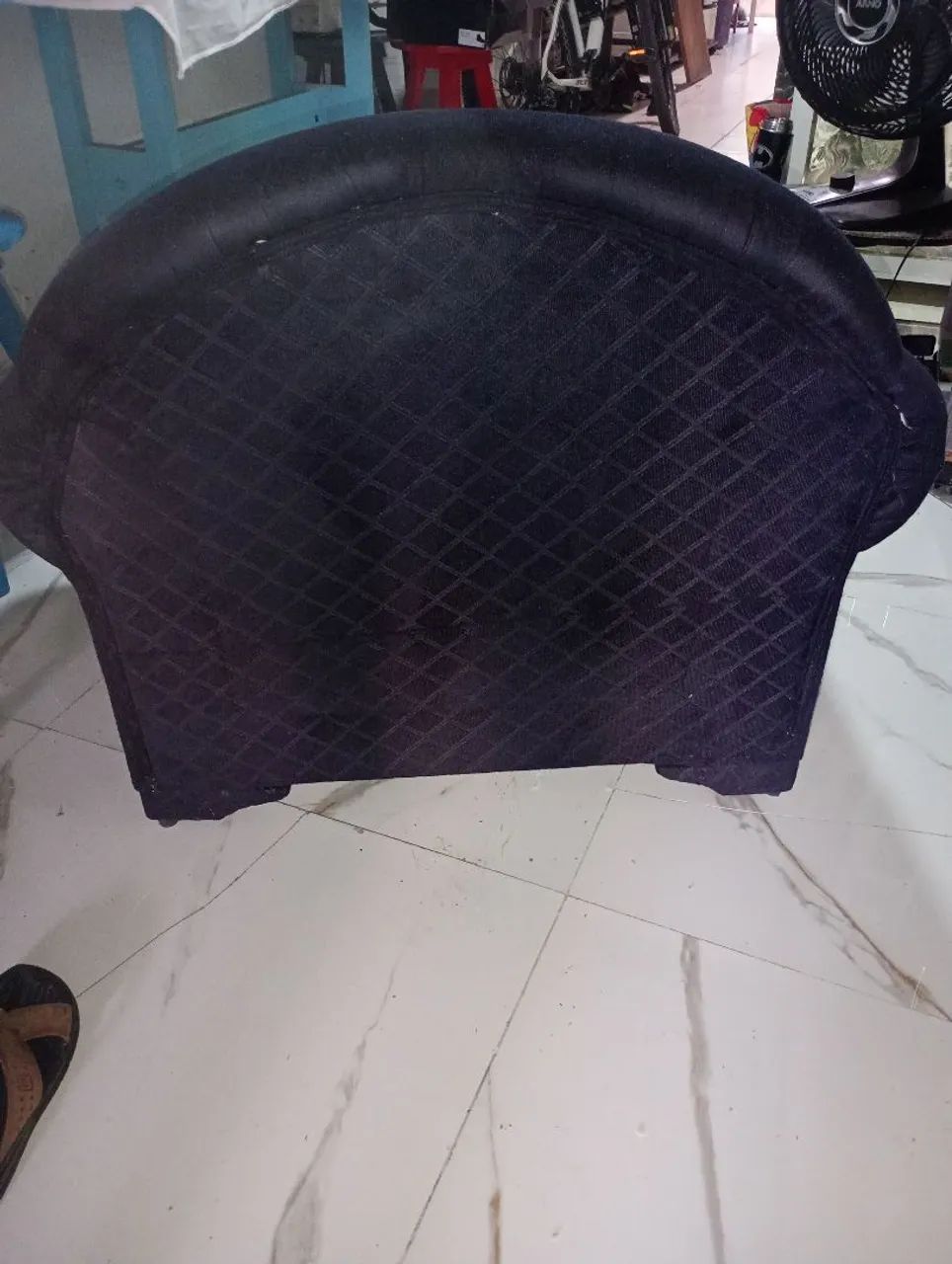 Poltrona,azul marinho 