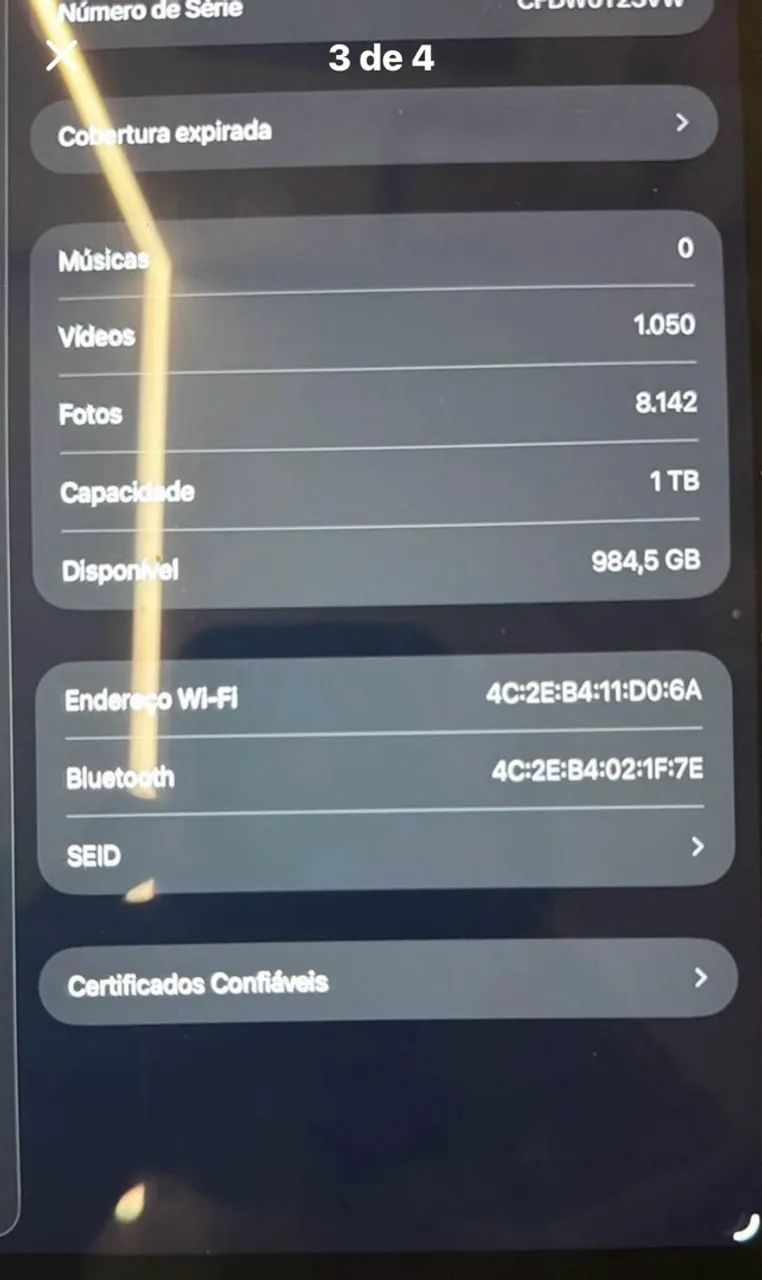 Ipad pro 1TB impecável - Foto 2