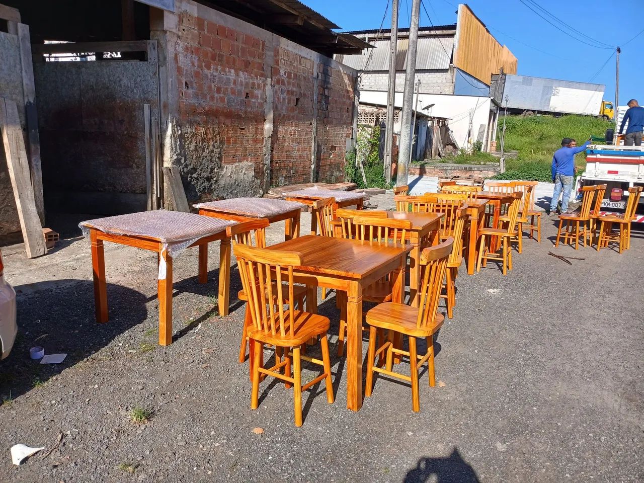 Mesa maciça  100%madeira  - Foto 3