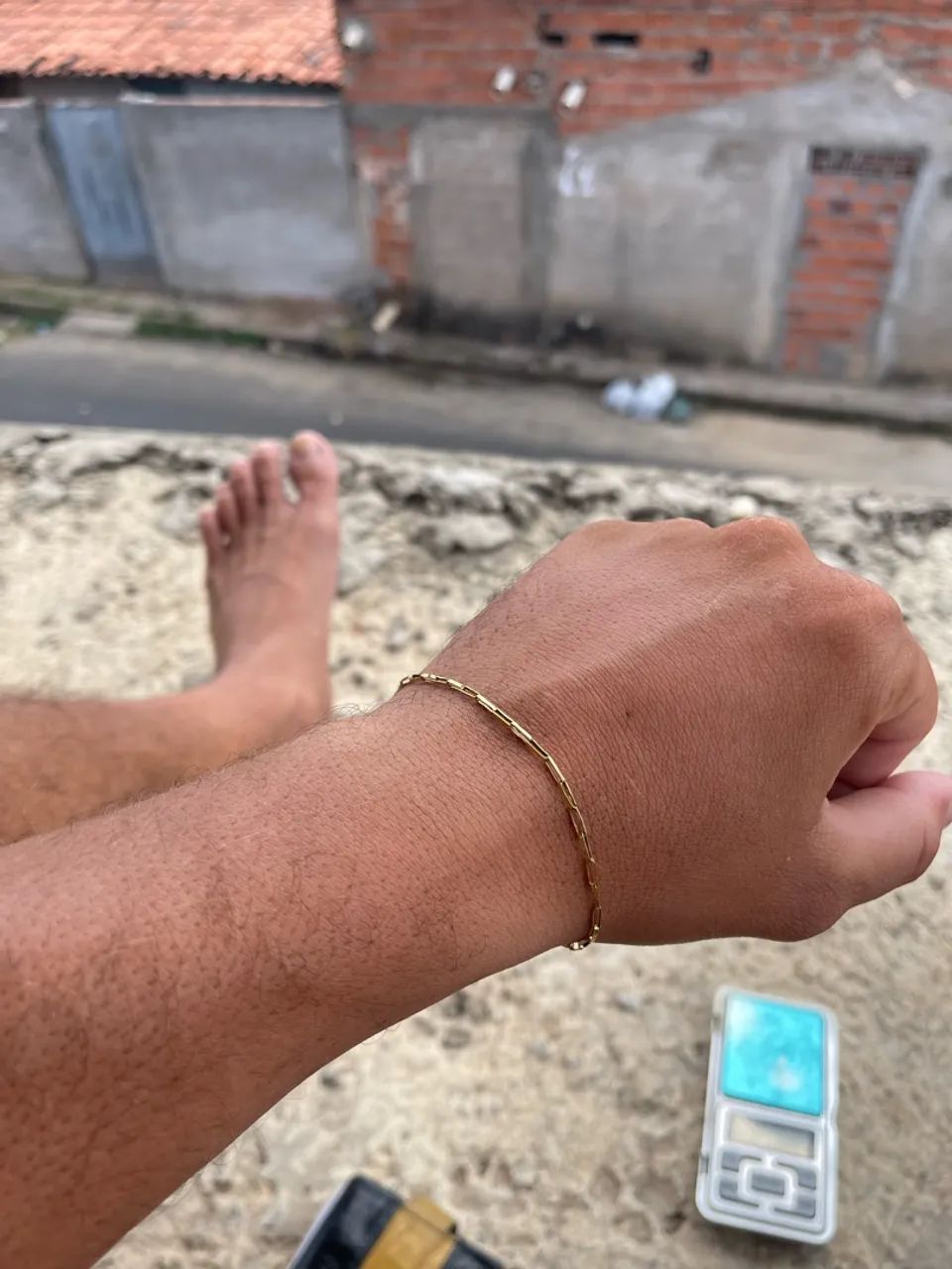 Pulseira de ouro 18