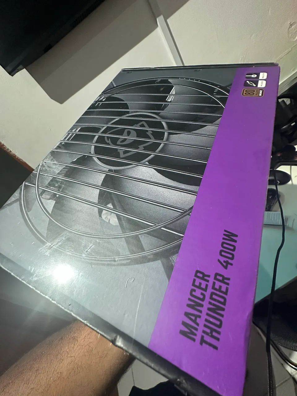 Fonte mancer 400w lacrada  - Foto 3
