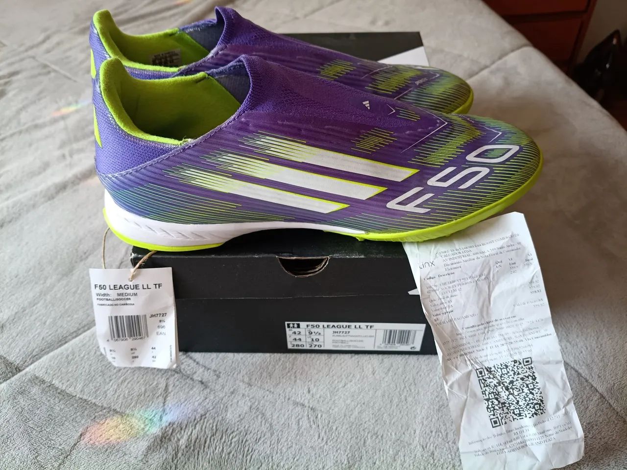 Chuteira Adidas F50 League Society 42 original 