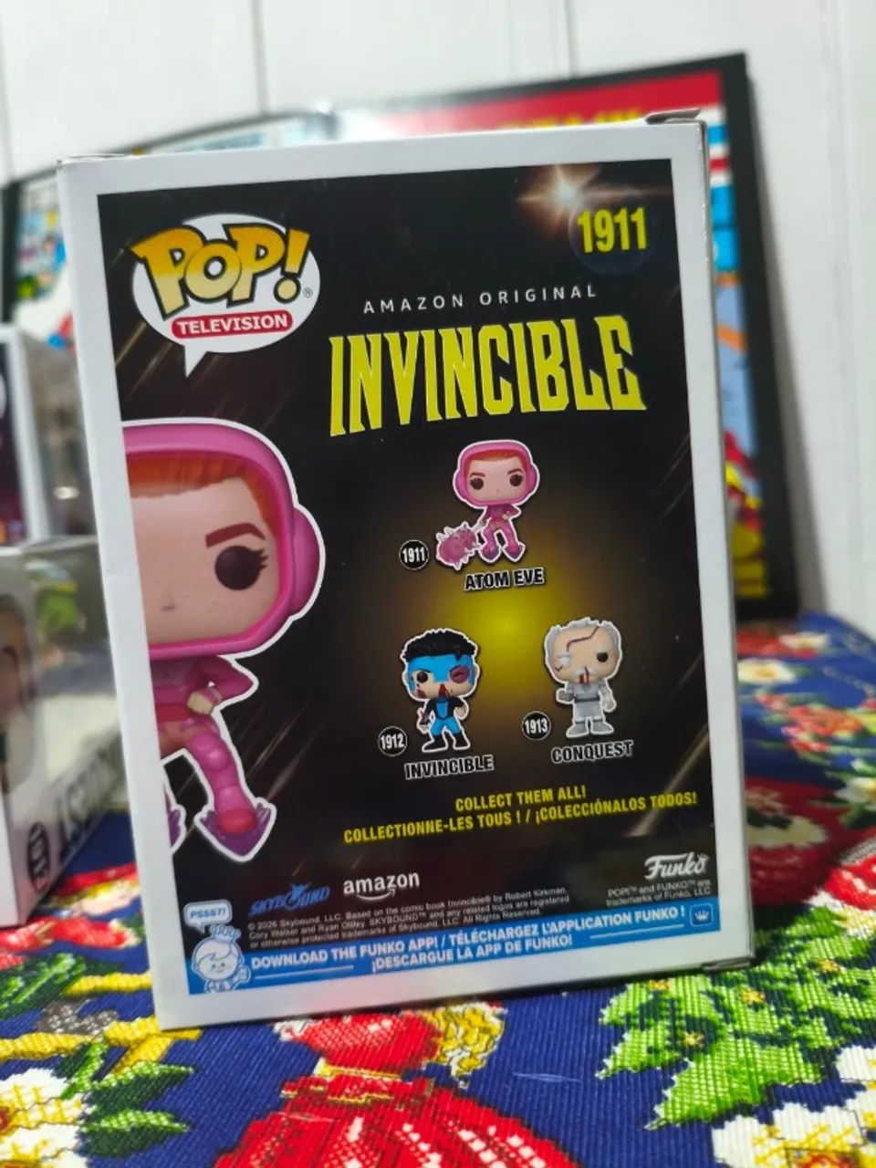 Funko Pop! Television: Amazon Original: Invencible Atom Eve Eve Atômica 1911 - Foto 4