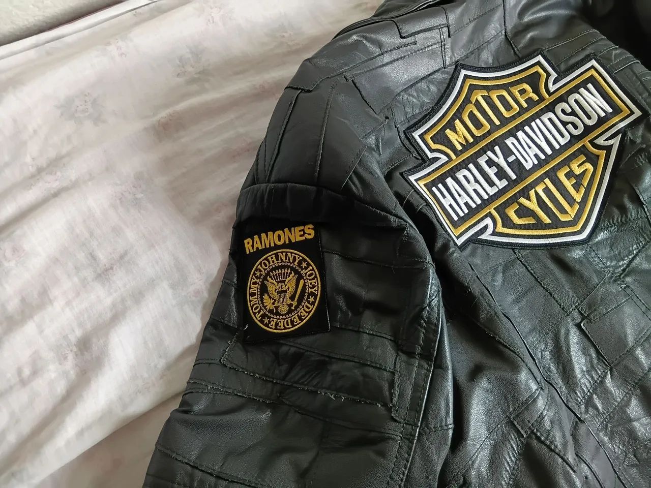 Vende se jaqueta couro legítimo HARLEY DAVIDSON  TOP  - Foto 2