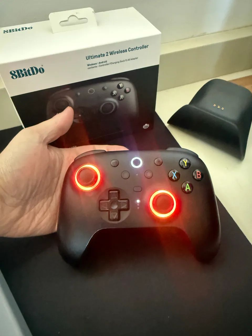 Controle sem fio 8bitdo Ultimate 2 Hall Effect  - Foto 2