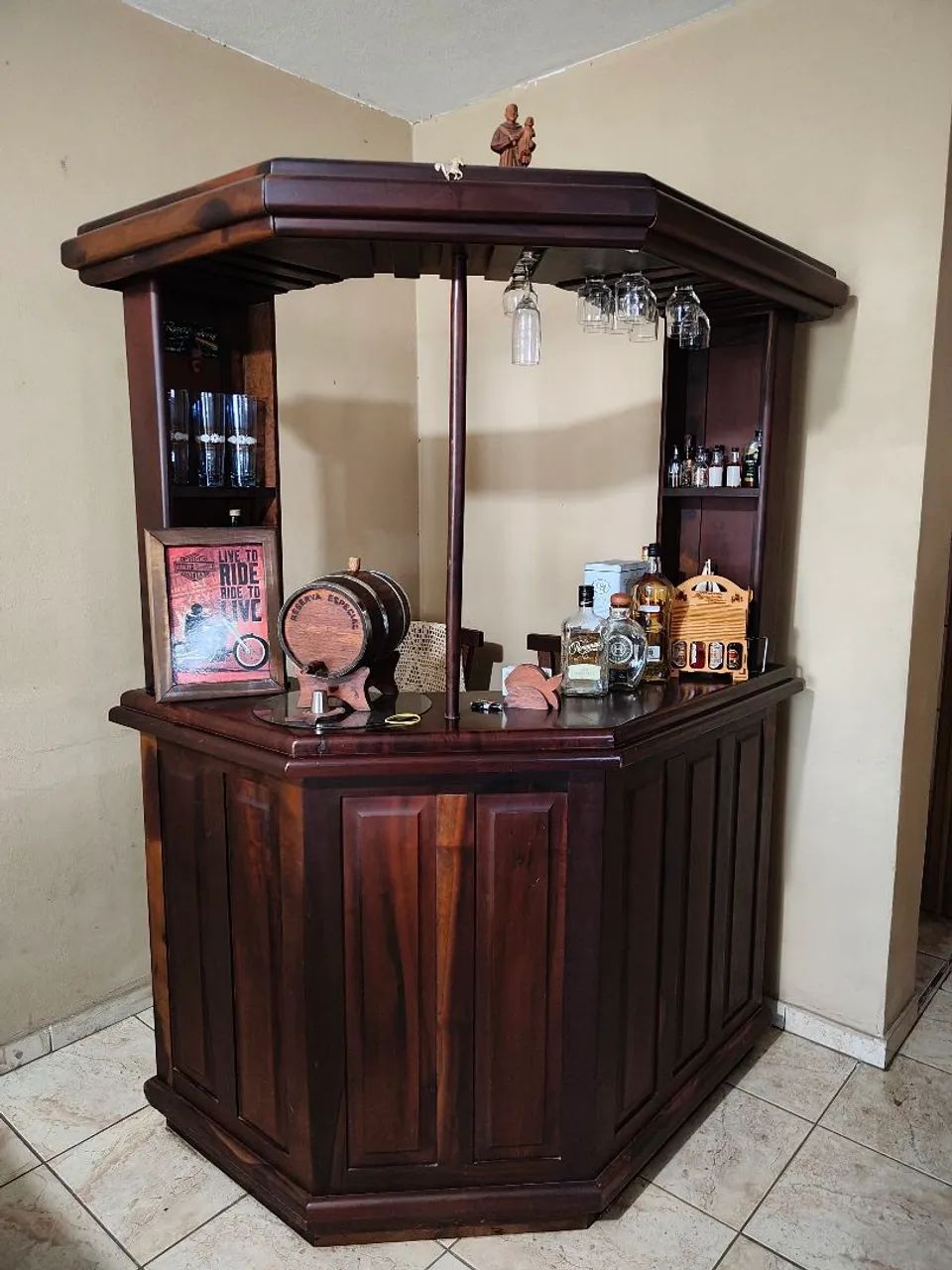 Barzinho madeira maciça  - Foto 3