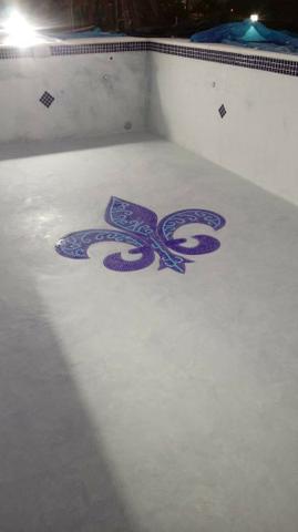 Mosaico Piscina, flor de lis, mandala - Foto 2