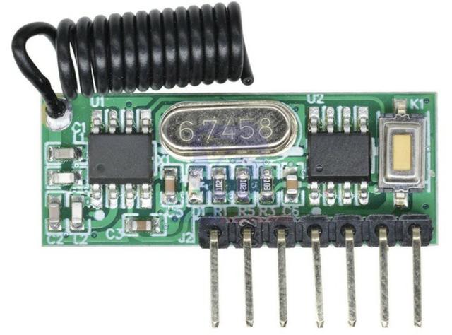 COD-AM308 Módulo Rf 433MHz Sem Fio Receptor De Controle Remoto 4 Canais aprendizagem