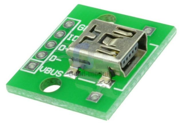 COD-AM311 Usb Mini Conector Para Dip Breakout Pcb P/ Prototipos Arduino Automação Robotica - Foto 2