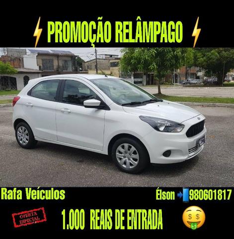 Promoção relâmpago ford ka 1.0 se ano 2017 com r$ 1.000 mil de entrada
