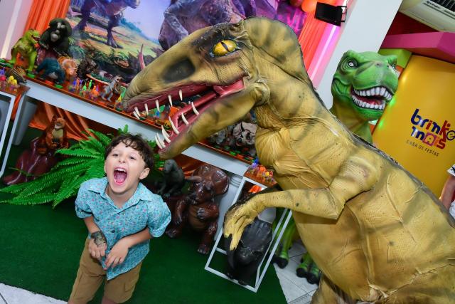 Dinossauro em sua festa .realisno e pontualidade!! - Foto 2
