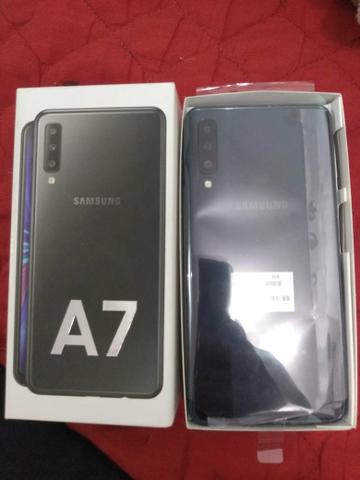 Samsung A7 nunca usado com nota - Foto 2
